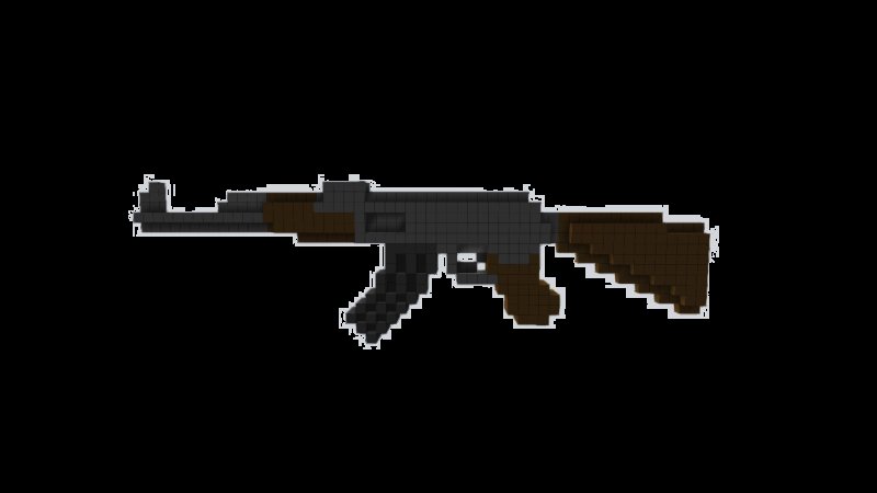 Пиксельный АК 47
