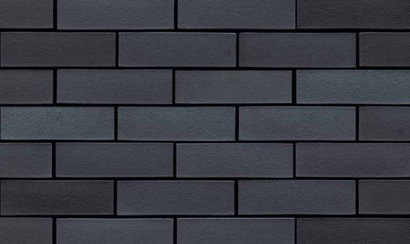 Черный клинкерный кирпич