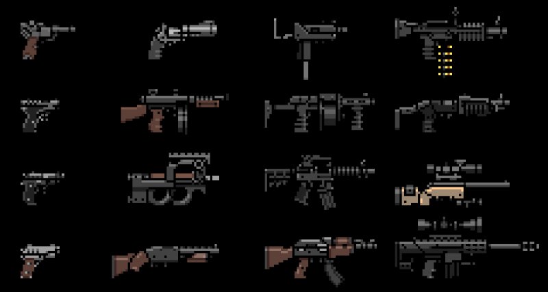 Оружие сталкер спрайты