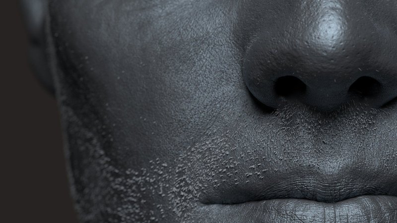 Кожа Zbrush Alpha текстура