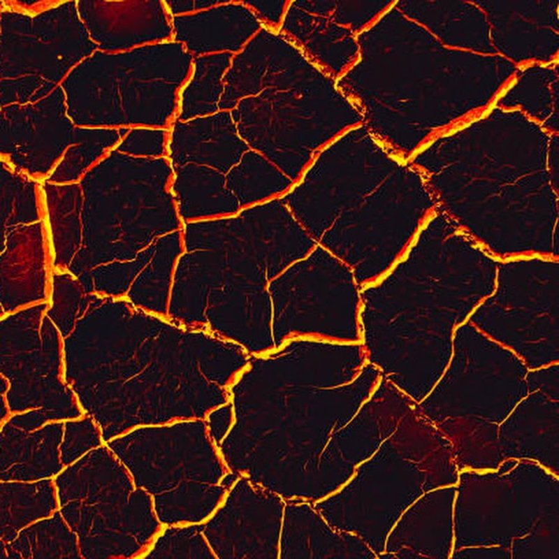 Потрескавшаяся лава