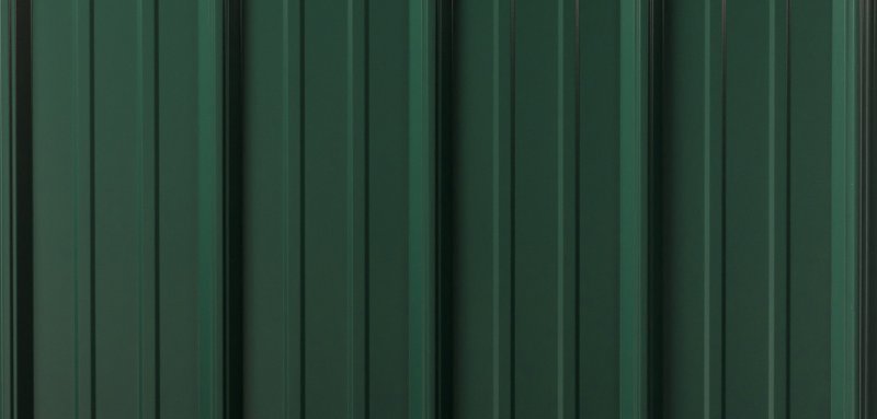 Фальцевая кровля зеленая