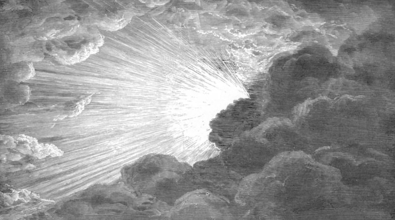 Небо гравюра