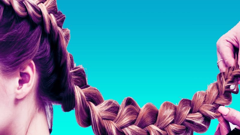 Фон косички