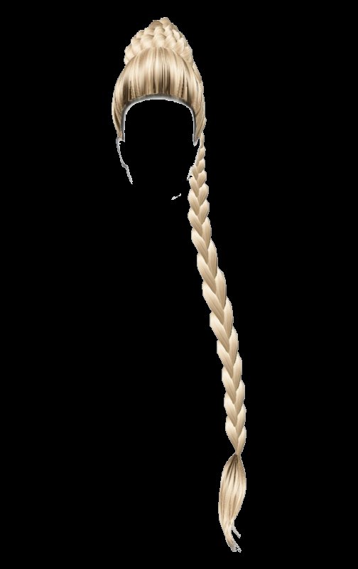 Косичкина прозрачном фоне