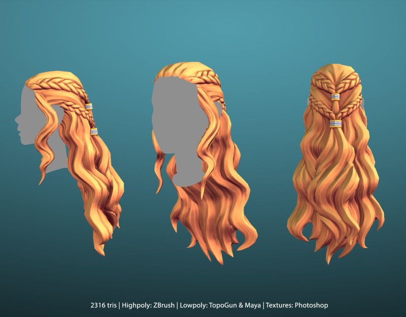 Причёски для персонажей