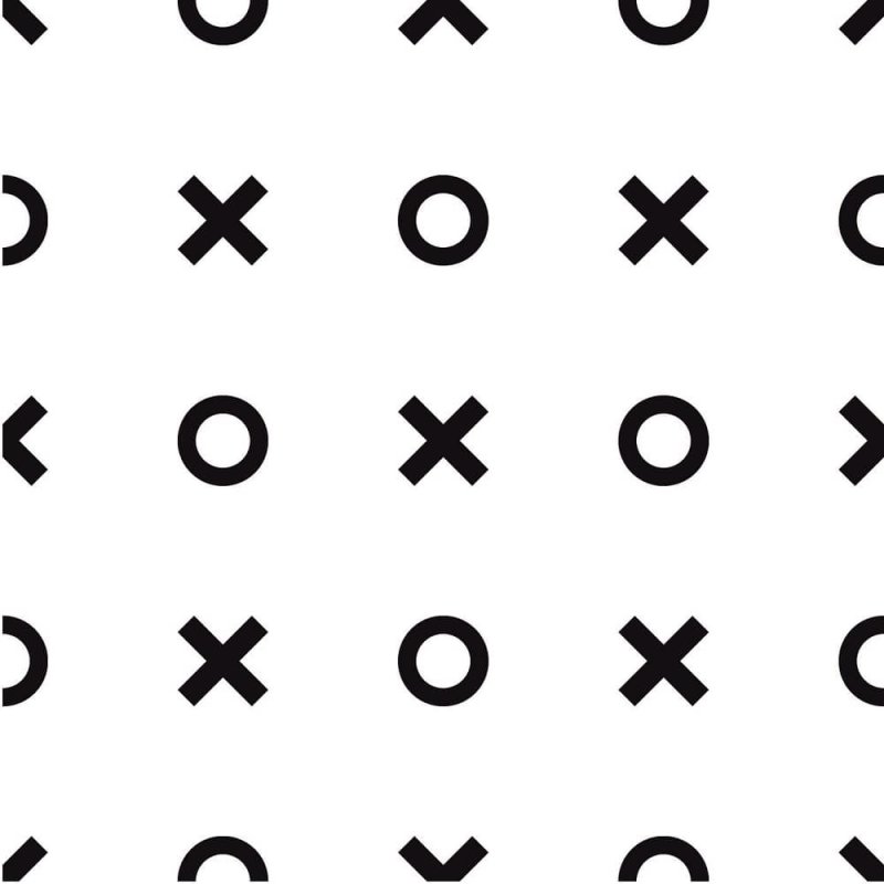 Фон с крестиками и кружками