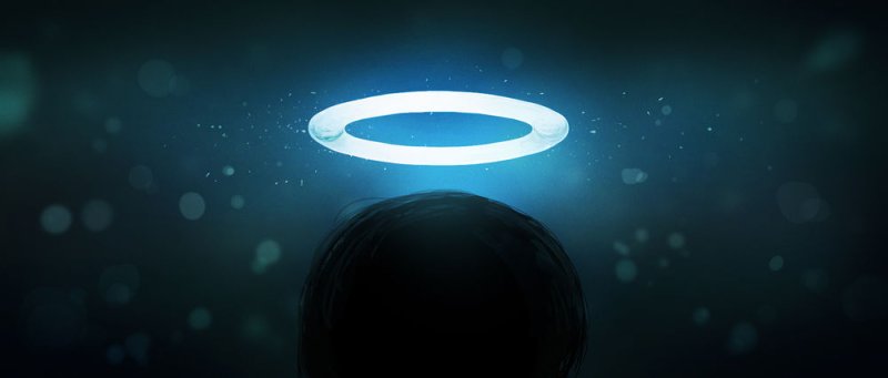 Свечение вокруг головы