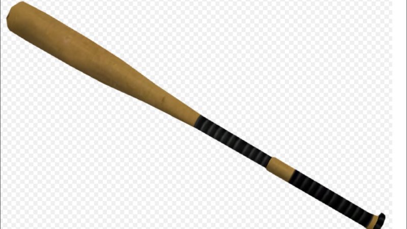 Бита на прозрачном фоне