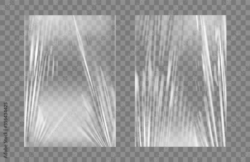 Текстура прозрачной пленки