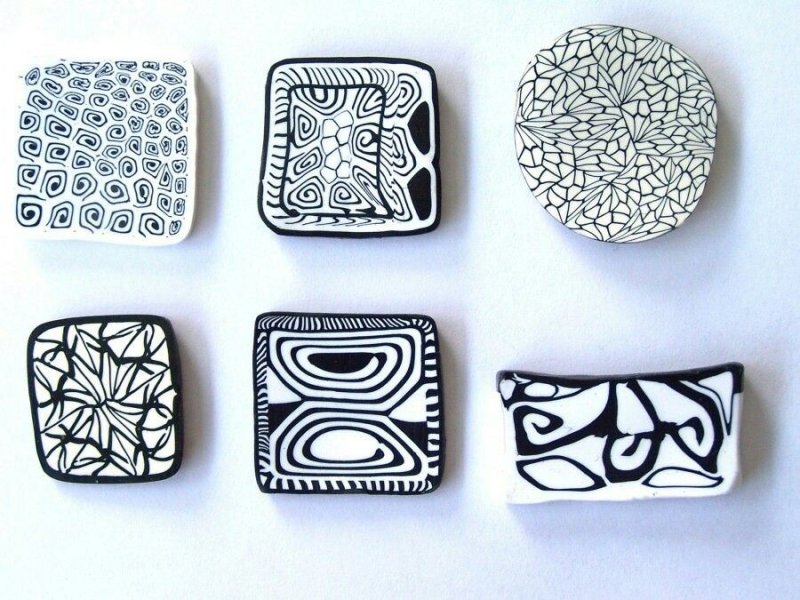 Орнаменты из полимерной глины