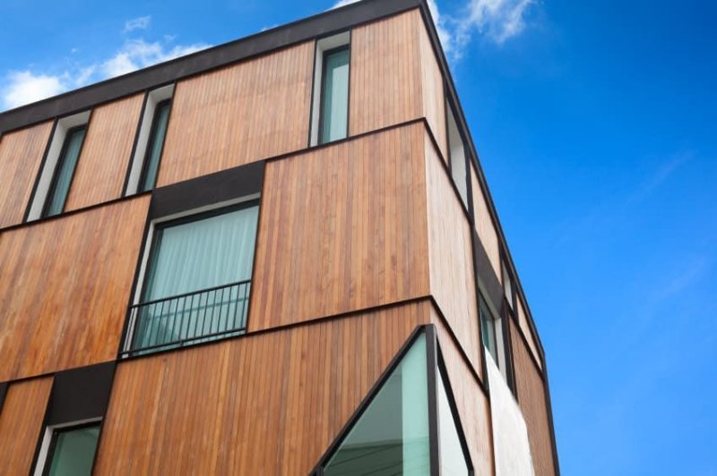 Фасад композит дерево