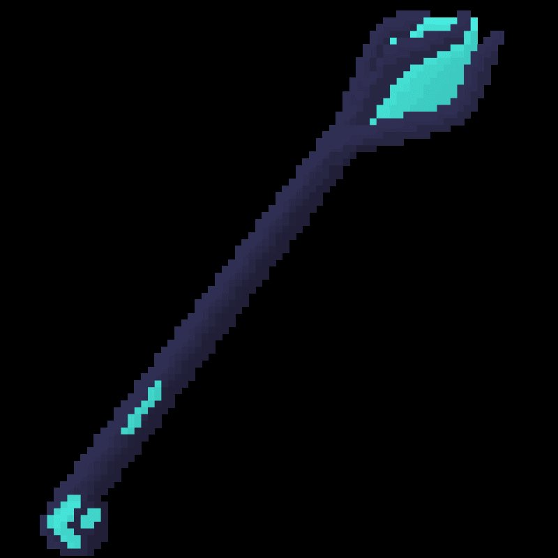 Магические посохи пиксельные