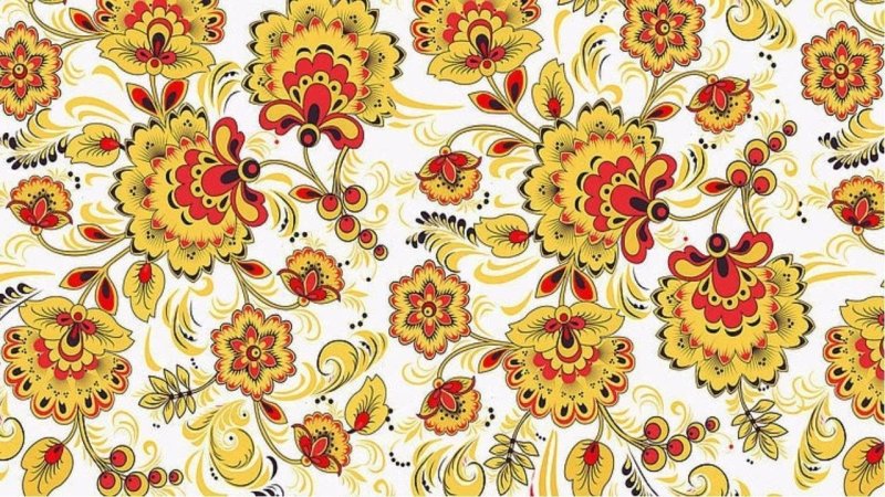 Хохлома паттерн Денис Симачев