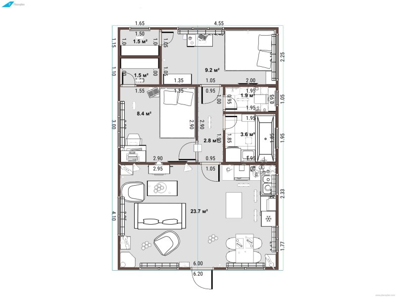 Планоплан 3d планировщик