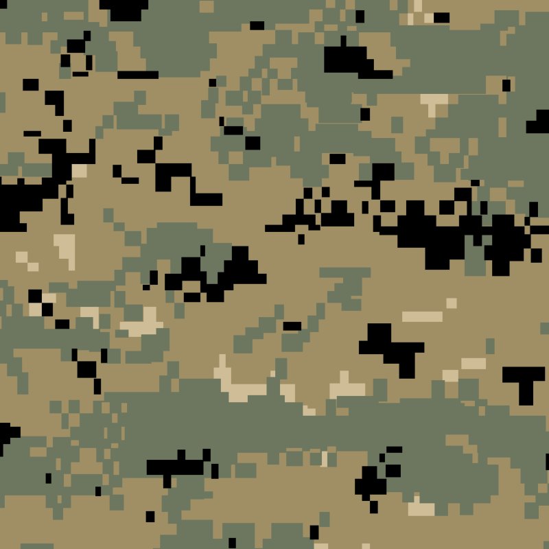 Военный камуфляж Digital Camo