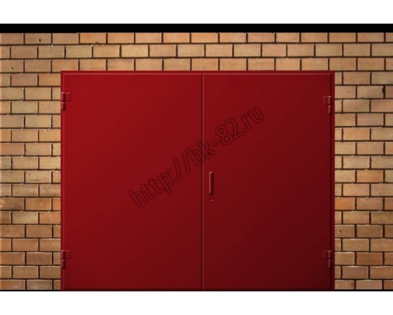 Металлические гаражные ворота 2х2