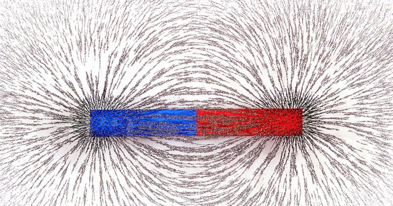 Магнитное поле полосового магнита