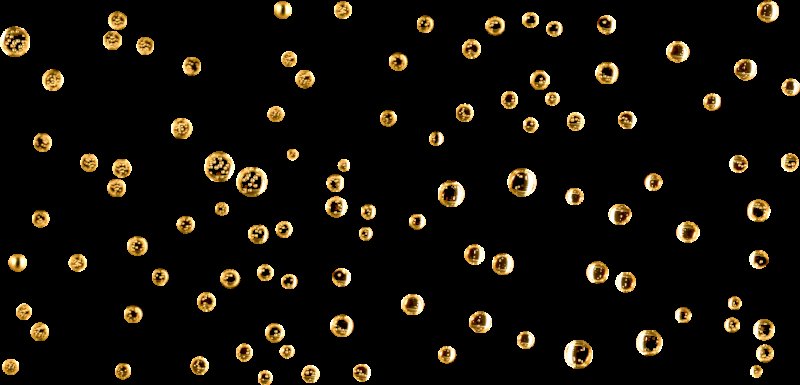 Пузырьки на прозрачном фоне