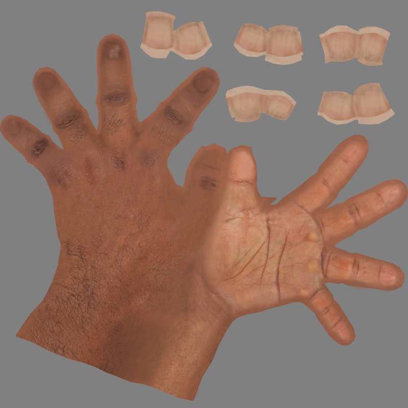 Текстура ладони