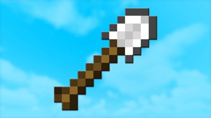 Железная лопата майнкрафт