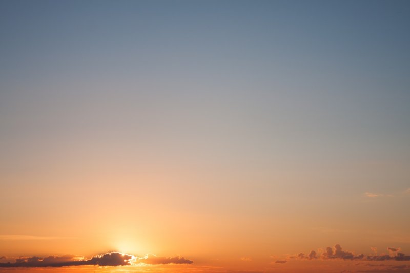 Небо рассвет