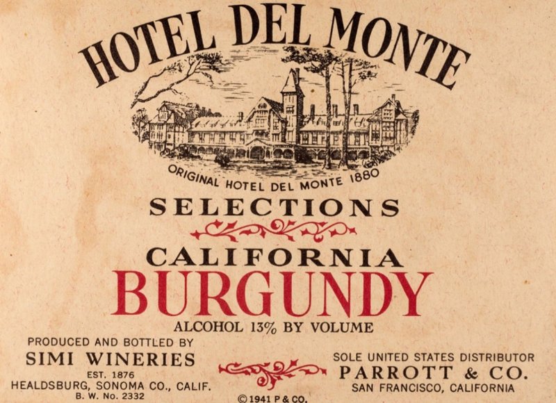 Этикетка для вина