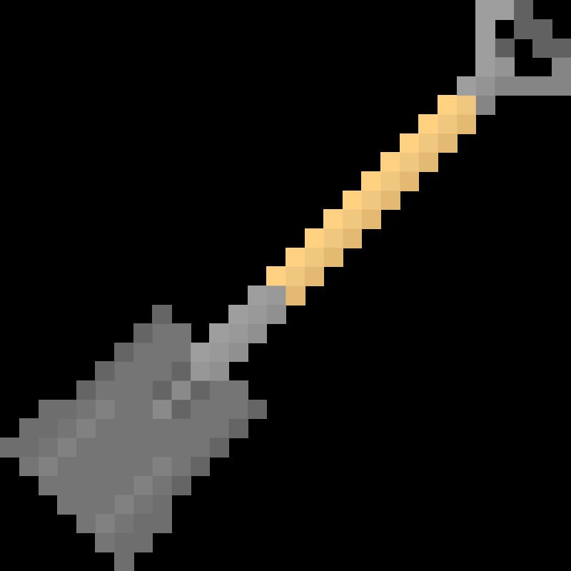 Алмазная мотыга в майнкрафт