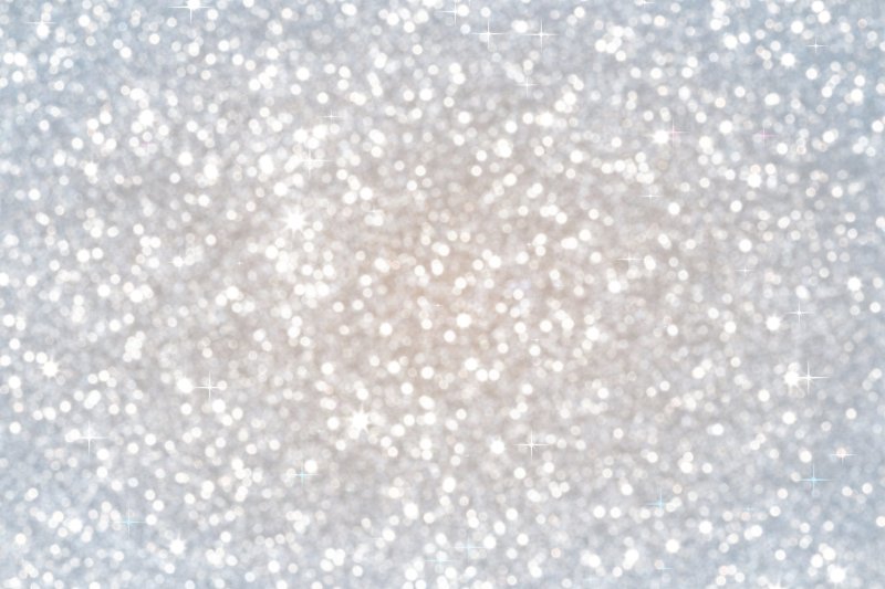 Серебристый глиттер