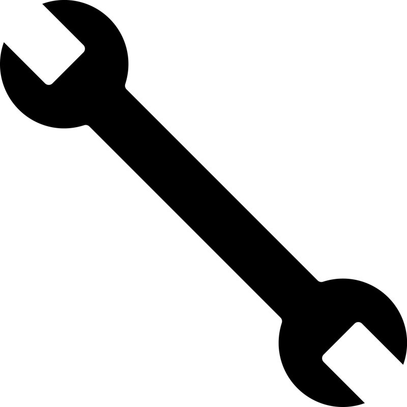 Гаечный ключ пиктограмма