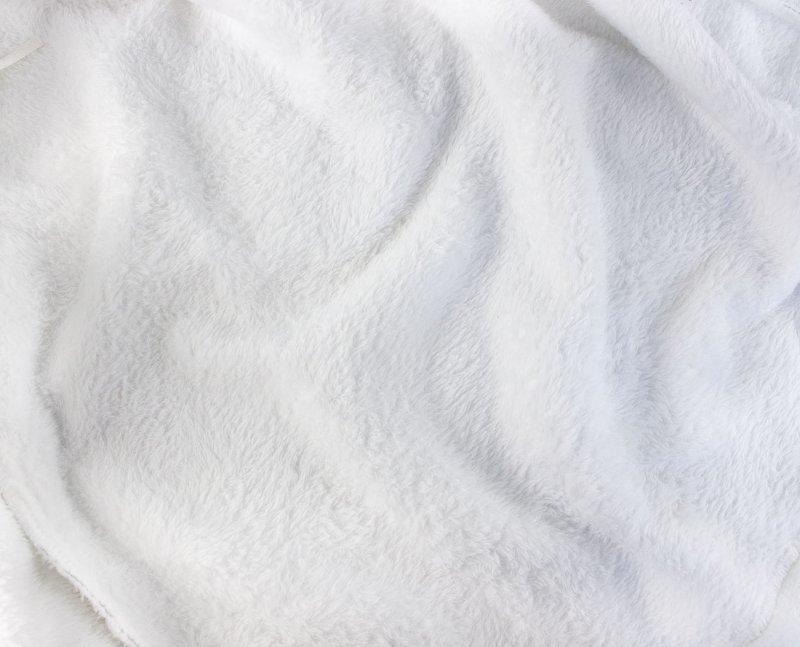 Махровая ткань белая