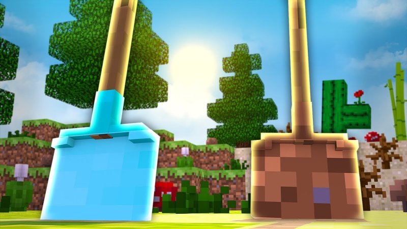 Лопата в МАЙНКРАФТЕ