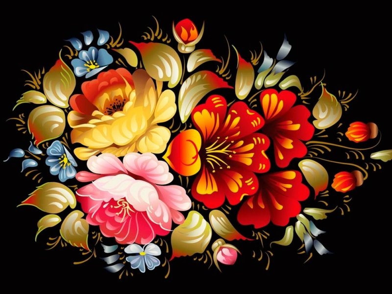 Хохлома Жостово