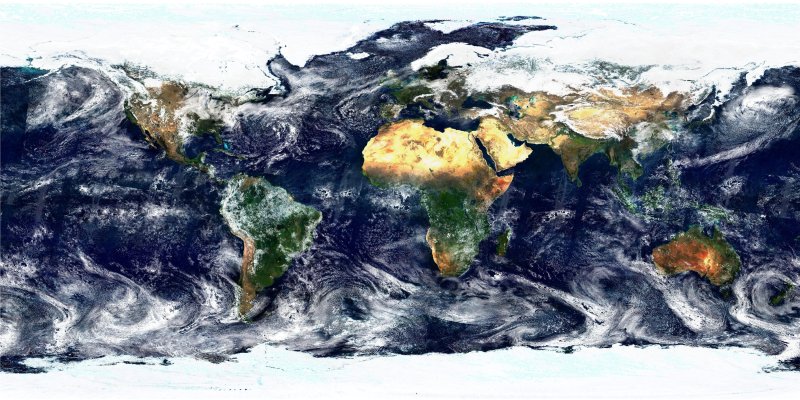 Текстура планеты земля для Blender