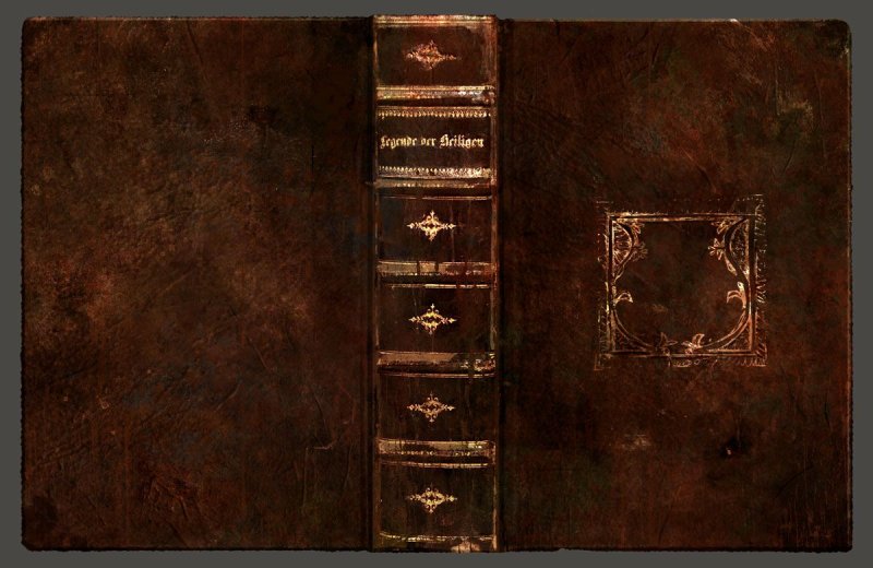 Старая книжная обложка