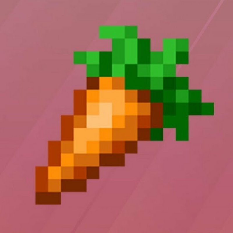 Морковка в МАЙНКРАФТЕ