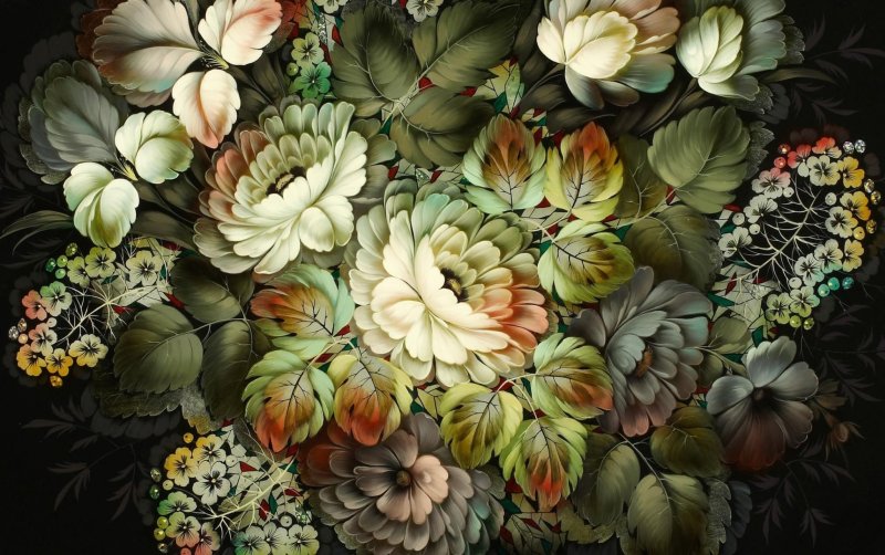 Марина Домникова Жостовская роспись