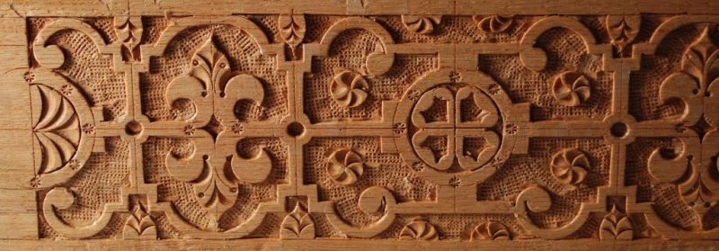 Прорезная резьба Византийский орнамент