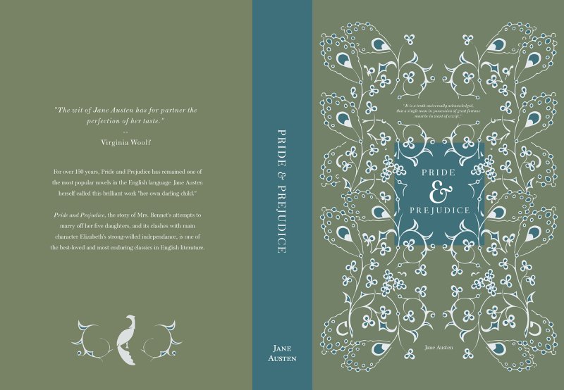 Классический дизайн обложки книги