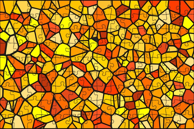 Витраж геометрический