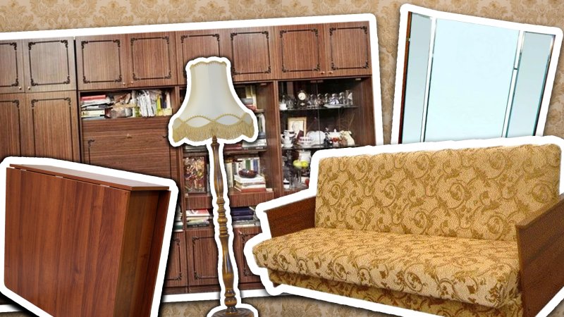 Текстура Советской мебели