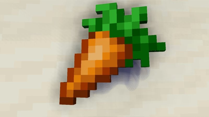 Морковка из МАЙНКРАФТА