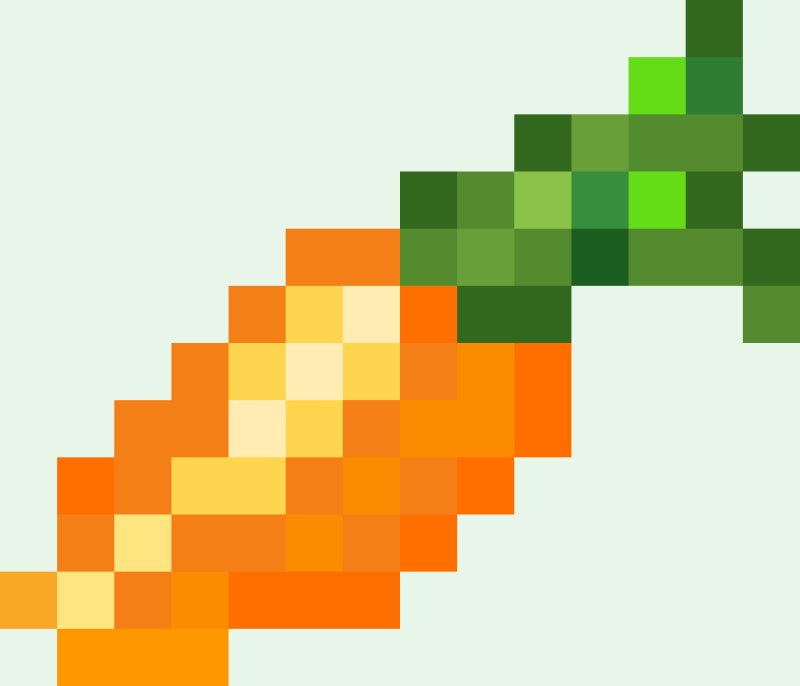 Морковь из МАЙНКРАФТА