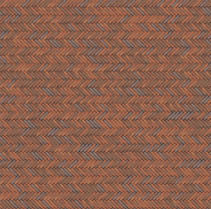 Ригельная клинкерная брусчатка