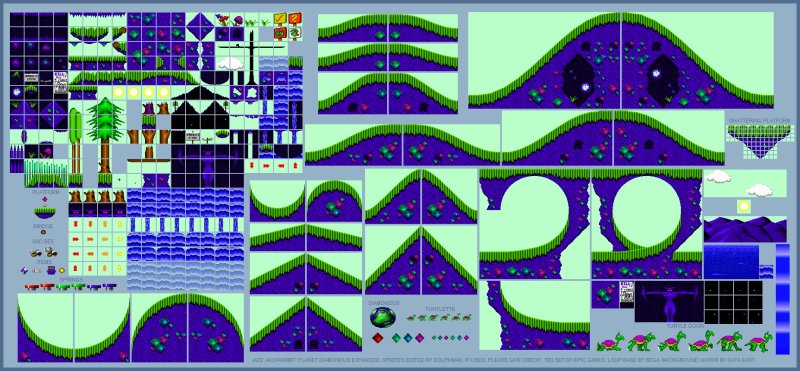 Спрайты Green Hill Zone