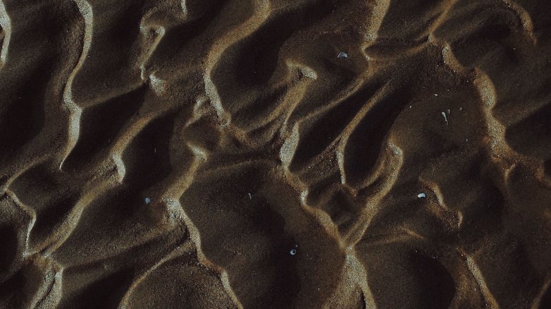 Текстура песка в пустыне