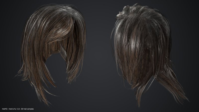 Текстура волос