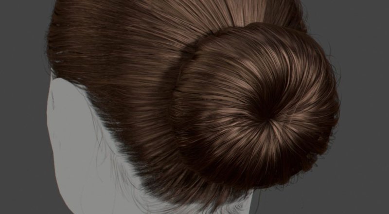 Текстура волос