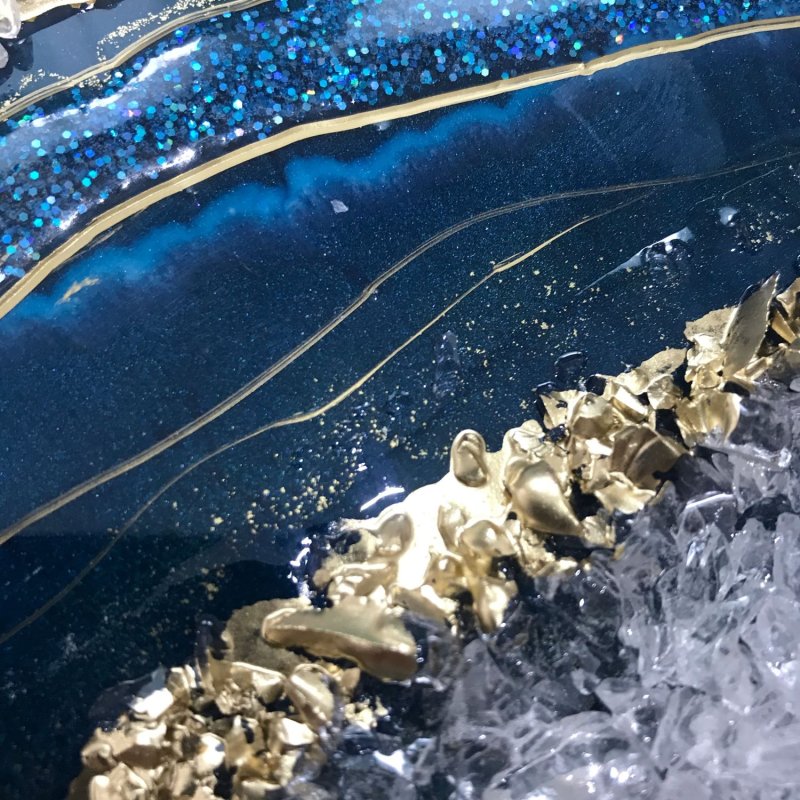 Эпоксидная смола золото