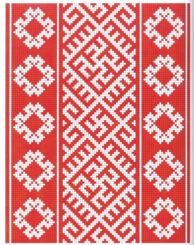 Белорусский орнамент свастика